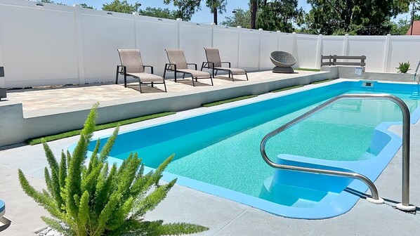 Outdoor pool - Coastal Getaway with Private Pool Near Anclote Beach (NEW PRT RCHY)
