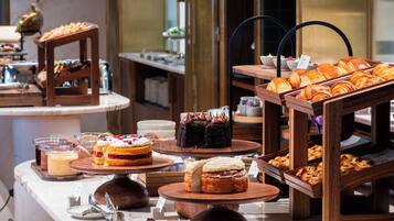 Daily buffet breakfast (EUR 25 per person)