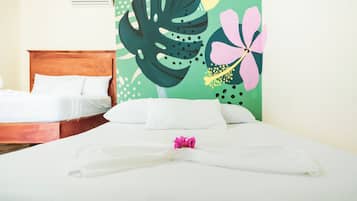 Comfort Quadruple Room | Premium bedding, Select Comfort beds, individually decorated