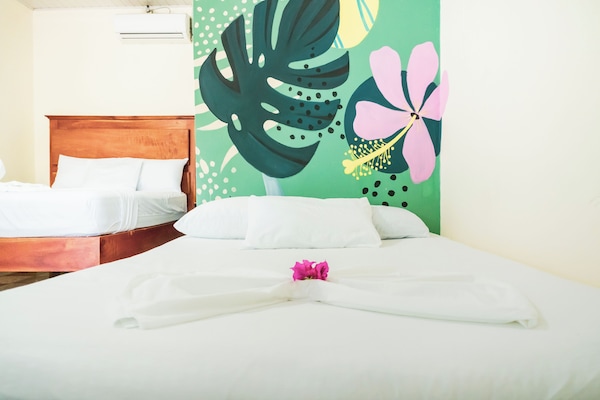 Comfort Quadruple Room | Premium bedding, Select Comfort beds, individually decorated