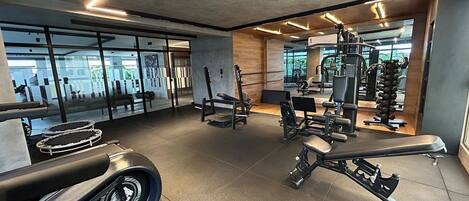 Apartamento executivo | Sala de fitness