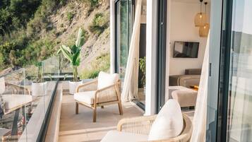 Suite Familiale, vue mer | Terrasse/Patio