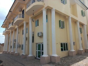 Fassade der Unterkunft
