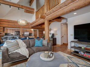 Smart TV, fireplace, video games, stereo - Big Sky Vacation Rentals: PR Rosebud 26 (Big Sky)