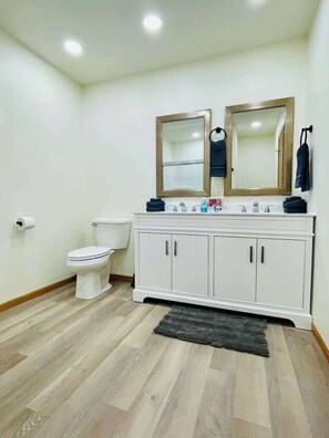 Ducha y secador de pelo