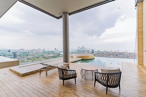 Vistas a la ciudad desde el alojamiento