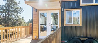 Tiny House in the Big Mountains w/ Hot Tub & EV Charger!  Near Colorado Springs!