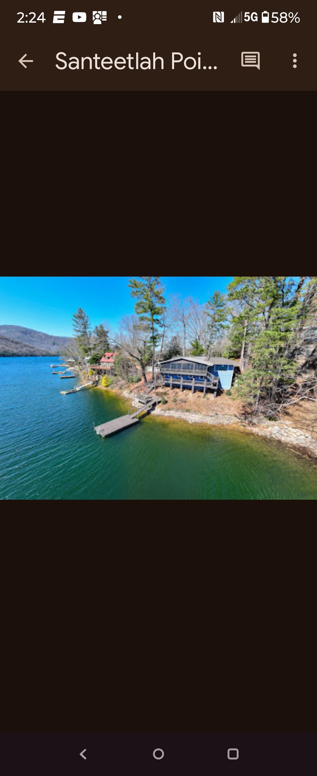 Breathtaking views lakeside cottage