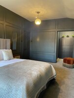 Apartment, Private Bathroom | Premium bedding, pillowtop beds, individually decorated