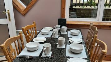 Free daily full breakfast