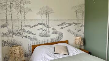 1 makuuhuone, silitysrauta/-lauta, ilmainen Wi-Fi, vuodevaatteet