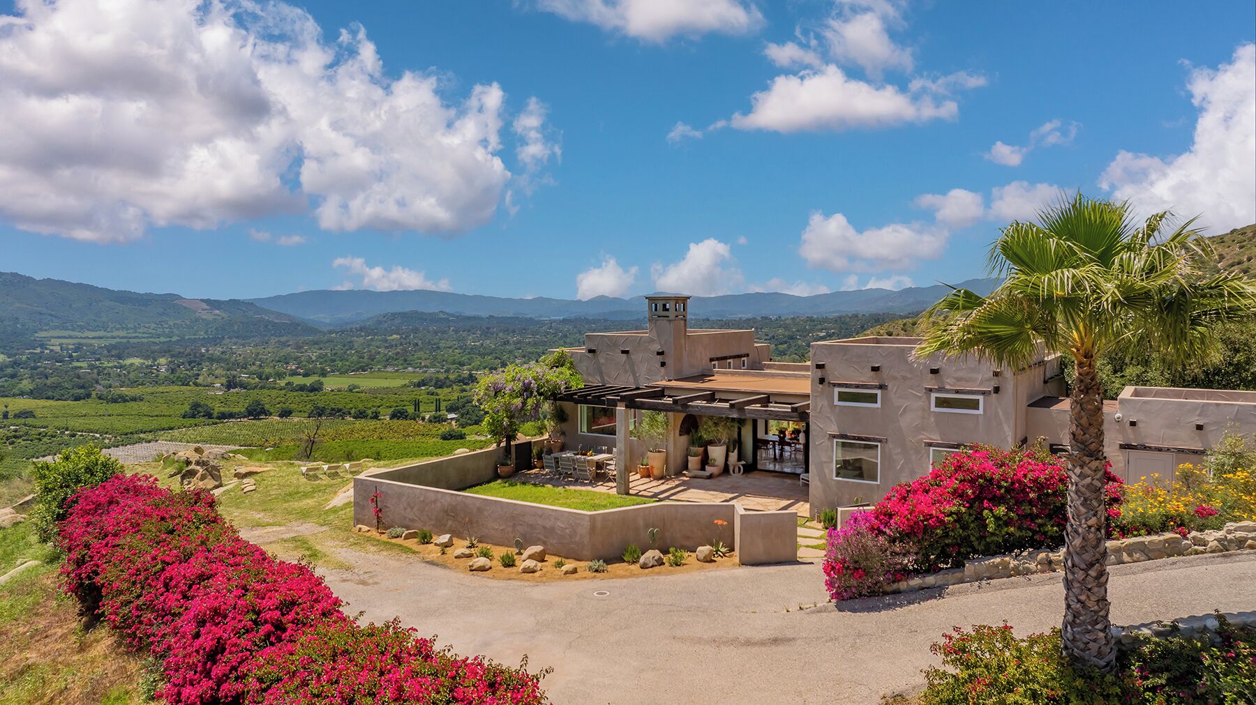 Remarkable 50 acre Organic Farm, the best views of Ojai Valley 5 mins from town.