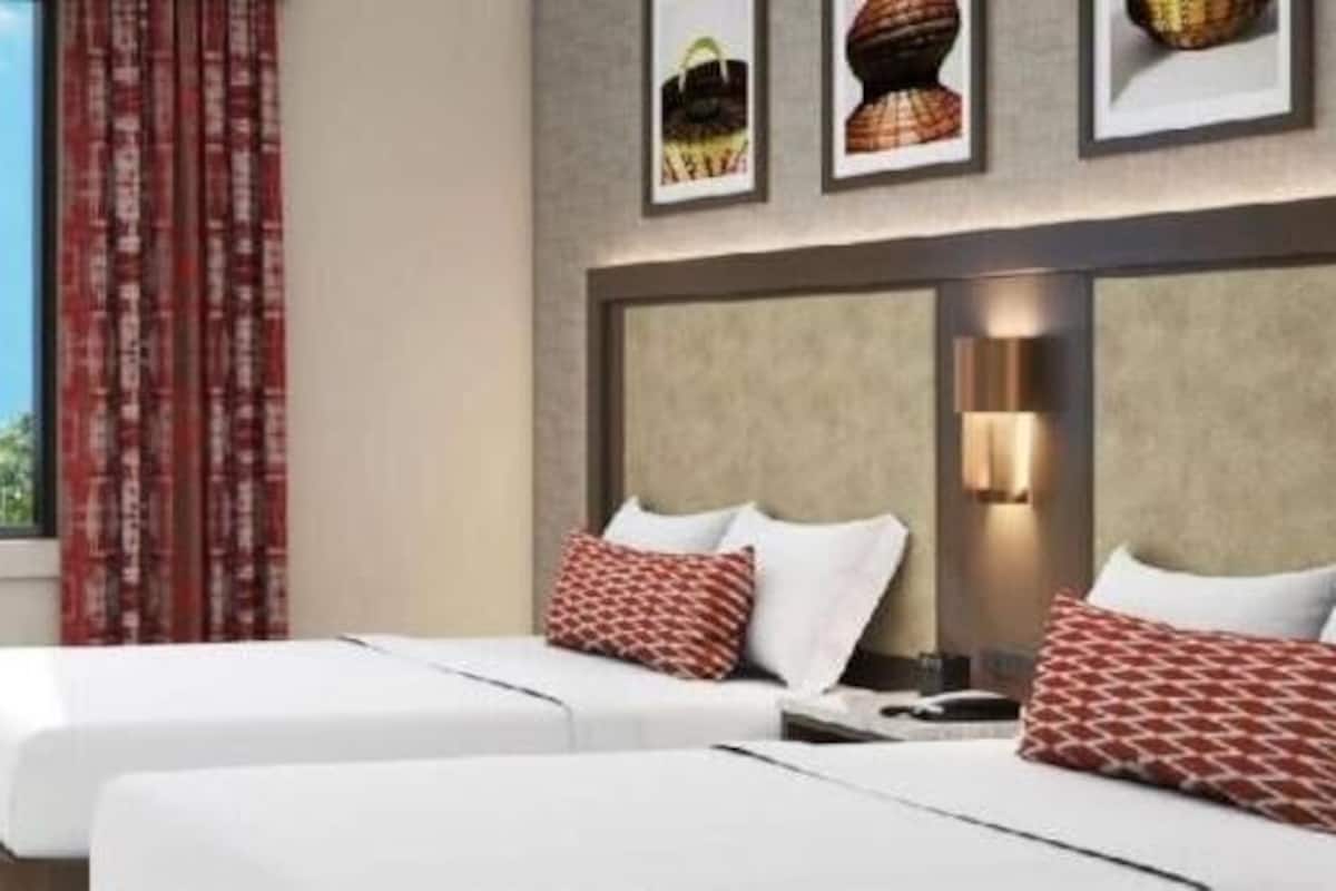 Deluxe Room, 2 Queen Beds | In-room safe, free WiFi