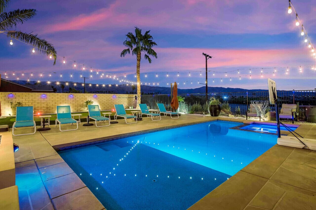 Una piscina climatizada