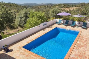 Pool - Lovingly Restored Country Villa, A/C, Private Pool (Fenced), Idyllic Views - 15mins drive to Tavira (Santa Catarina da Fonte do Bispo)