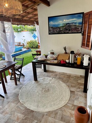 Living area - Pousada Grão de Areia (Búzios)