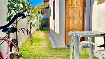 Suite - 1 dobbeltseng - privat badeværelse | Terrasse/gårdhave