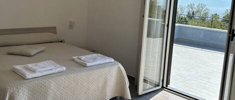 1 غرفة نوم وواي فاي وملاءات أسرّة