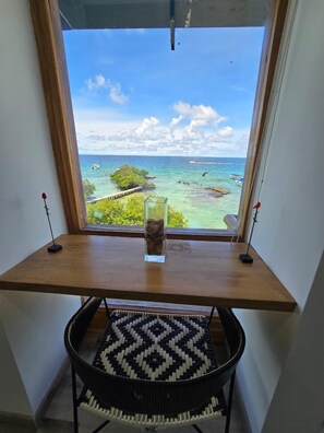 Junior Room, 2 Bedrooms, Sea View | Premium bedding, minibar, in-room safe, desk