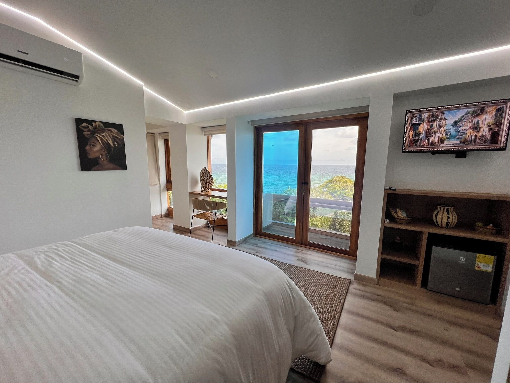 Blick von der Unterkunft