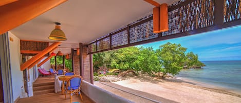 Vue sur la plage/l’océan