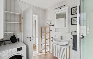 Een douche, een haardroger