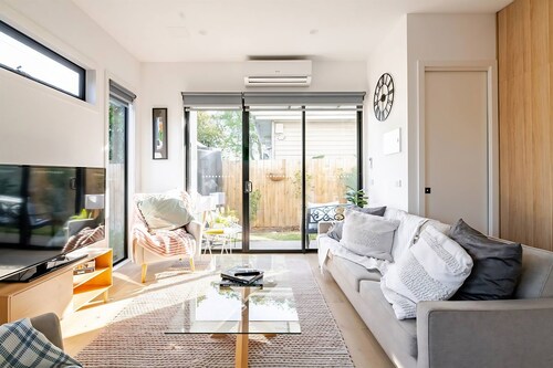 Stunning, modern, two-story detached townhouse