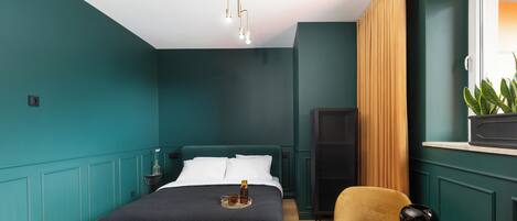 Deluxe-Doppelzimmer | 1 Schlafzimmer, Zimmersafe, Verdunkelungsvorhänge, Bügeleisen/Bügelbrett