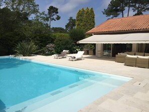 A heated pool - Villa BARADARENA with heated pool and garden for 10 people (HOSSEGOR)