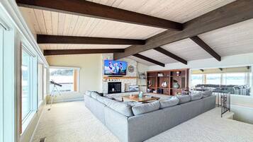 Smart TV, video games, books, video library