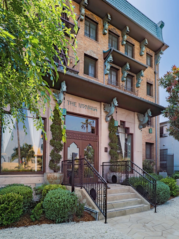 Voorkant van accommodatie