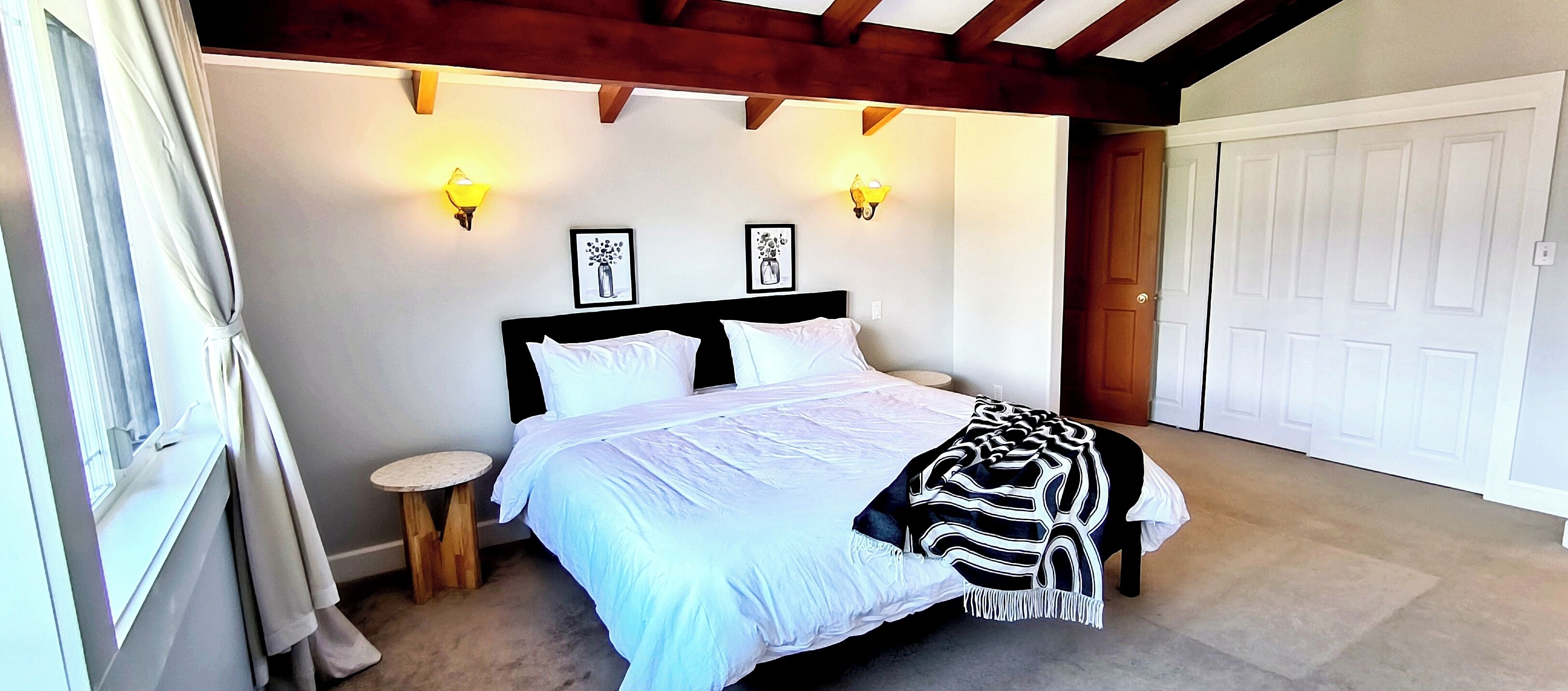 3 bedrooms, iron/ironing board, travel cot, WiFi