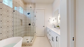 Shower, towels