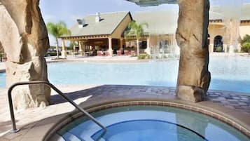 Bathtub spa outdoor