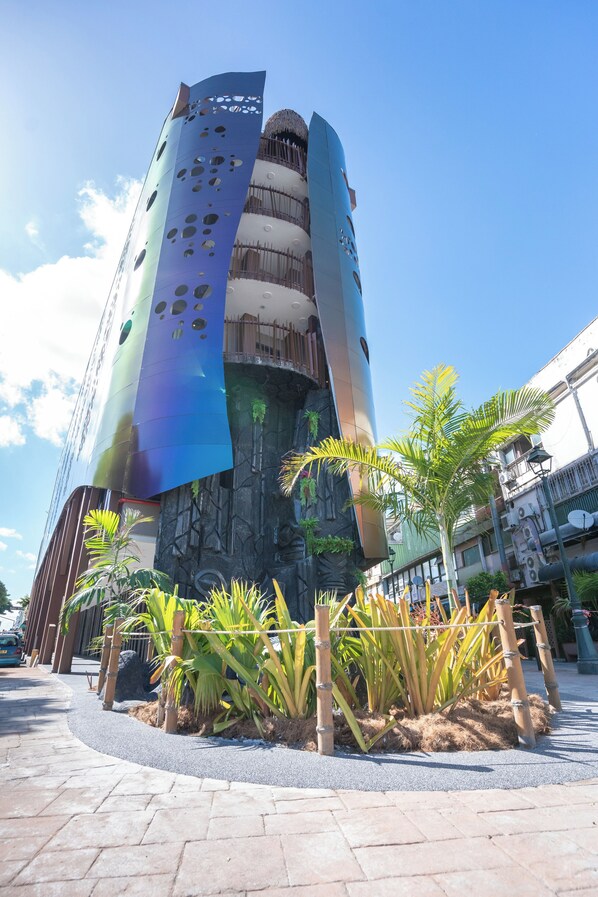 Fachada de la propiedad