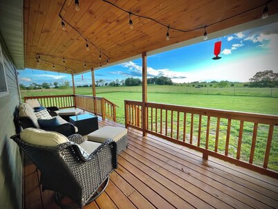 Tranquil Cabin on 71/acre cattle farm—near Cloud 9 ranch and Ozark rivers!
