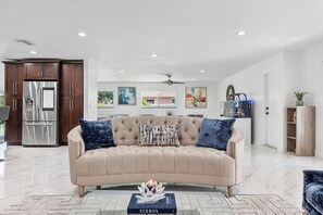 TV connectée, cheminée