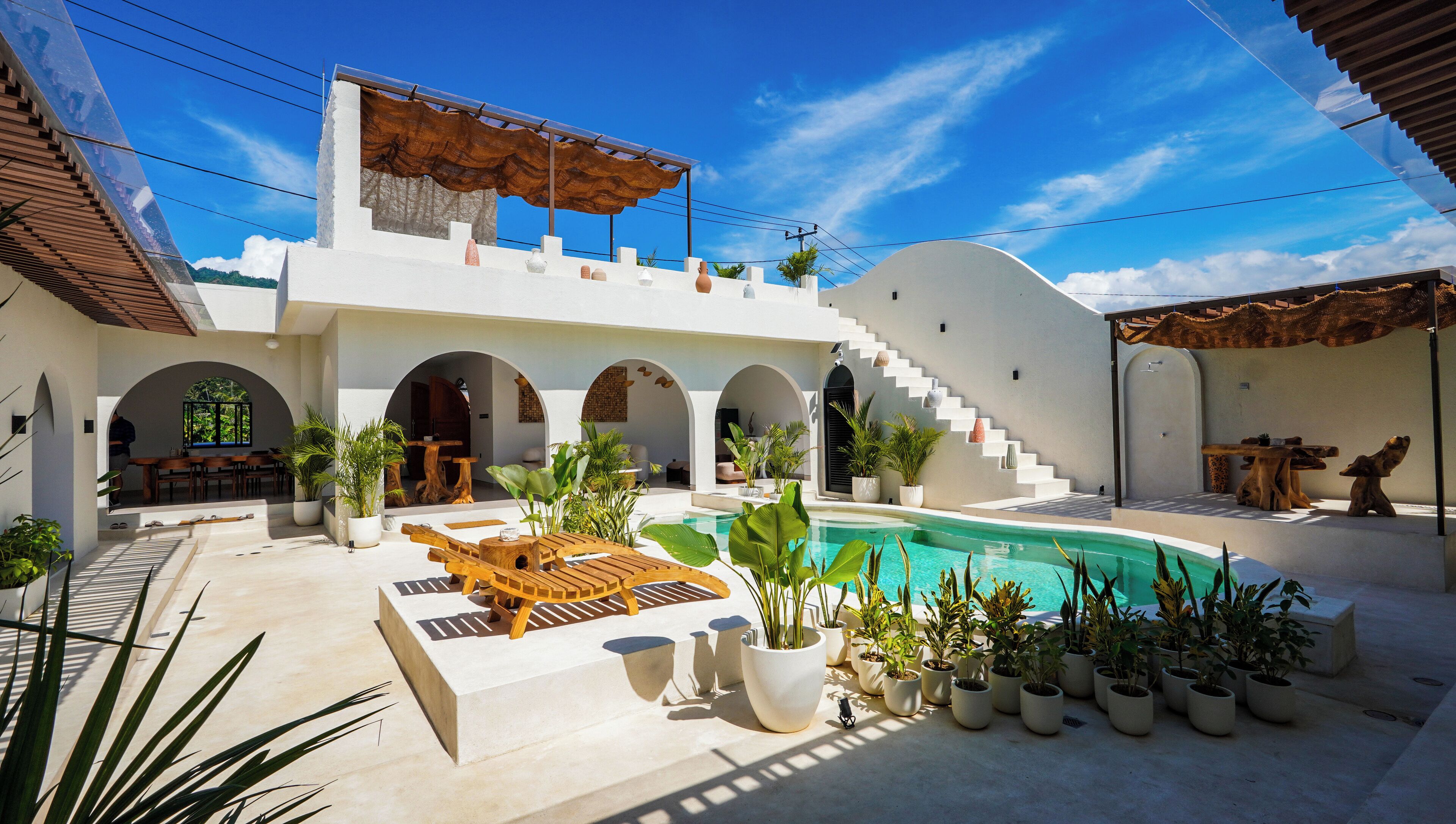 Alberca al aire libre 