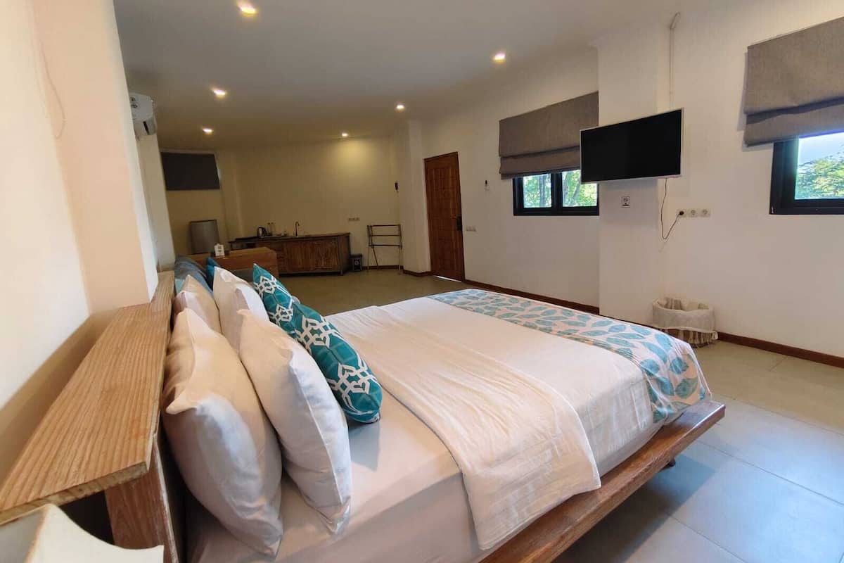 Desk, laptop workspace, iron/ironing board, free WiFi