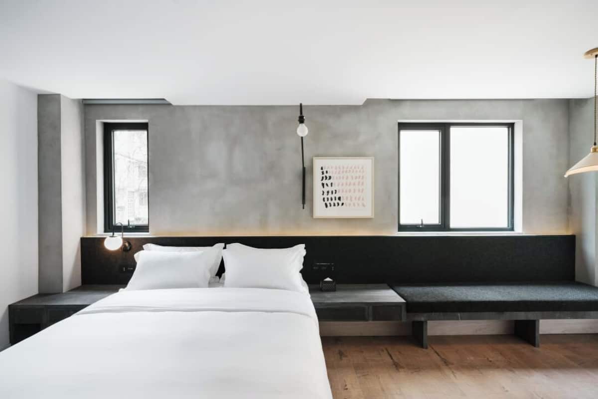 Premier Double Room | Individually decorated, desk, blackout drapes, iron/ironing board