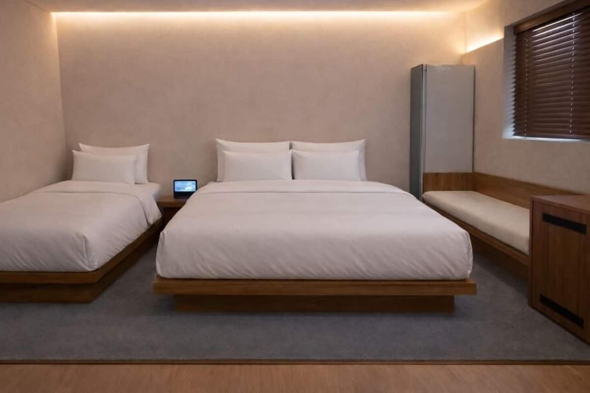 ห้องดีลักซ์ทวิน | Wi-Fi ฟรี, ผ้าปูที่นอน