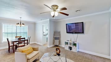 TV, foosball, table tennis