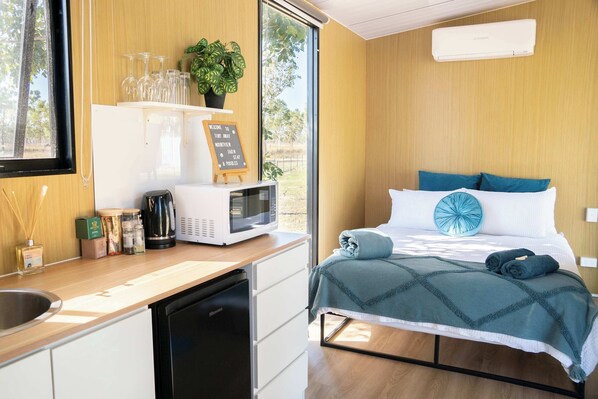1 habitación y ropa de cama 