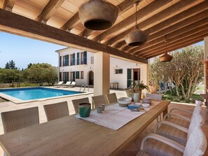 Outdoor dining - Finca Sa Sort - Santanyí (Santanyí)