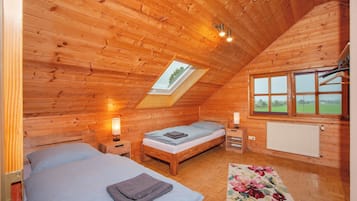 3 habitaciones, wifi gratis y ropa de cama