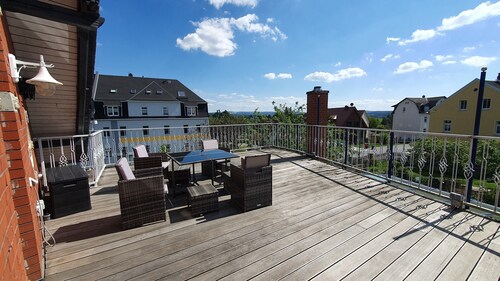 Ferienwohnung 'Klinkerhaus Treuen' mit Privatterrasse und WLAN