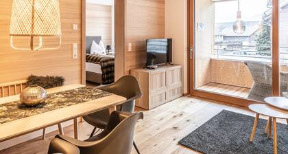 Design Apartment Au with Mountain View, Balcony and Wi-Fi