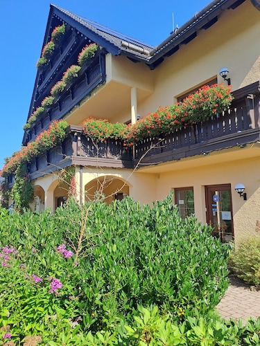 'Pension Bergblick - Nonnefelsen' - Großes Einraumappartement
