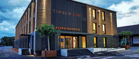 Voorkant van accommodatie