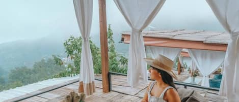 Deluxe House, Air conditioning, Hill View | Terrace/patio